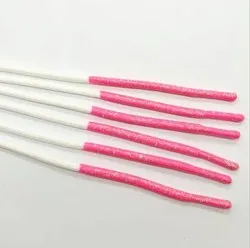 Telephones & Accessories Polyester Soft Cord Custom 3mm Round Hoodie With Dripping Silicone Tips DrawstringTelephone Cords