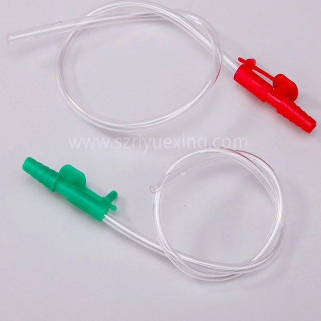 
Thumb control 48cm long suction catheter Yankauer type/suction tube PVC 