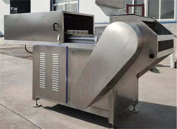 Industrial -18℃ Frozen Meat Crusher and Block Cutter Flaker Machine for Sausage Production Line Meat Processing Machinery