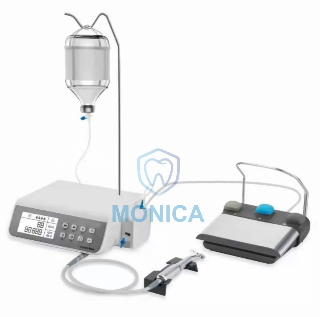 M2 Dental Implant Motor M2 Implant machine with light and 20/1 fiber optic contra angle /Dental Implant machine