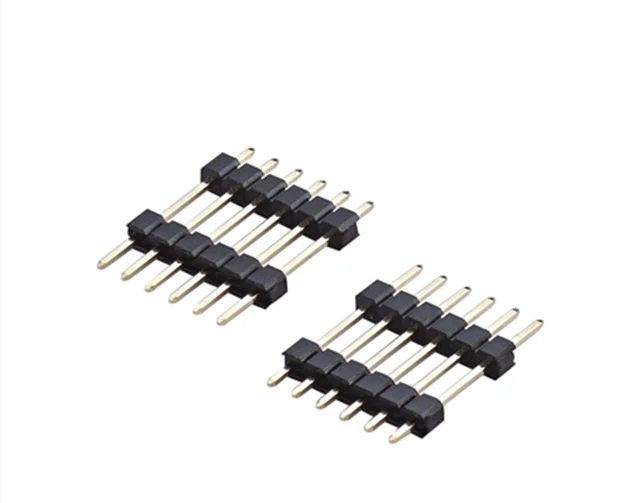 H = 1 0/1 5 двойной ряд 180 градусов smt штыревой разъем мм шаг