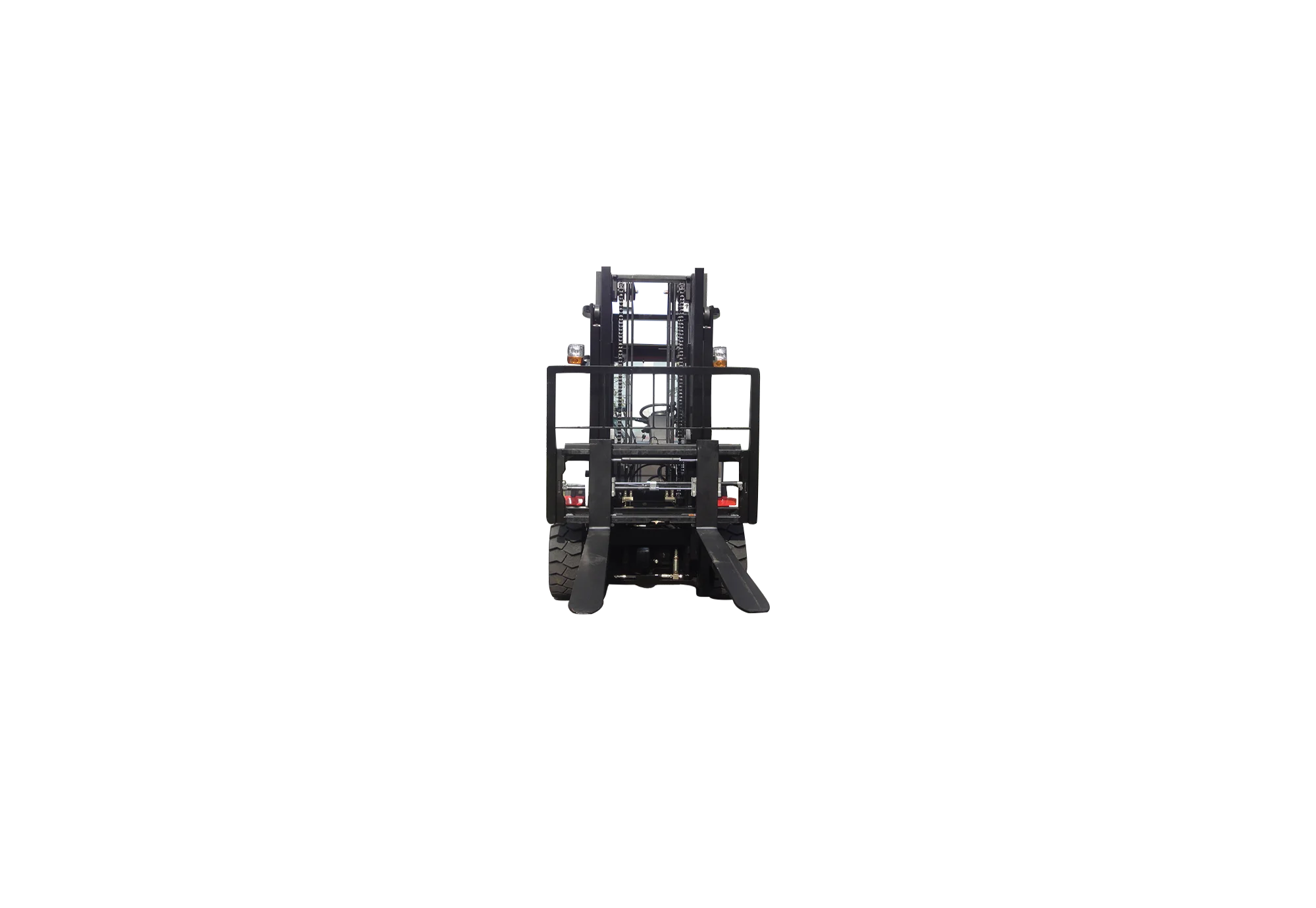 Forklift Hydraulic apparatus fork positioner with different sizes and loads forklift attachment with fork positioner
