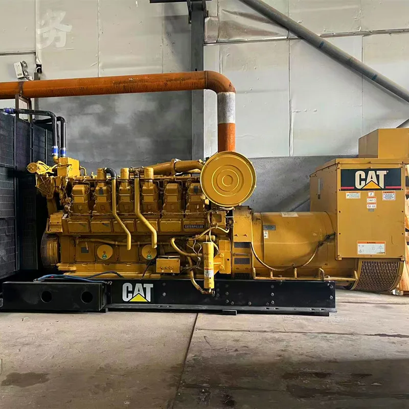 Подержанный Caterpillar 1000 кВт 1600 2000 дизельный генератор в очень хорошем состоянии