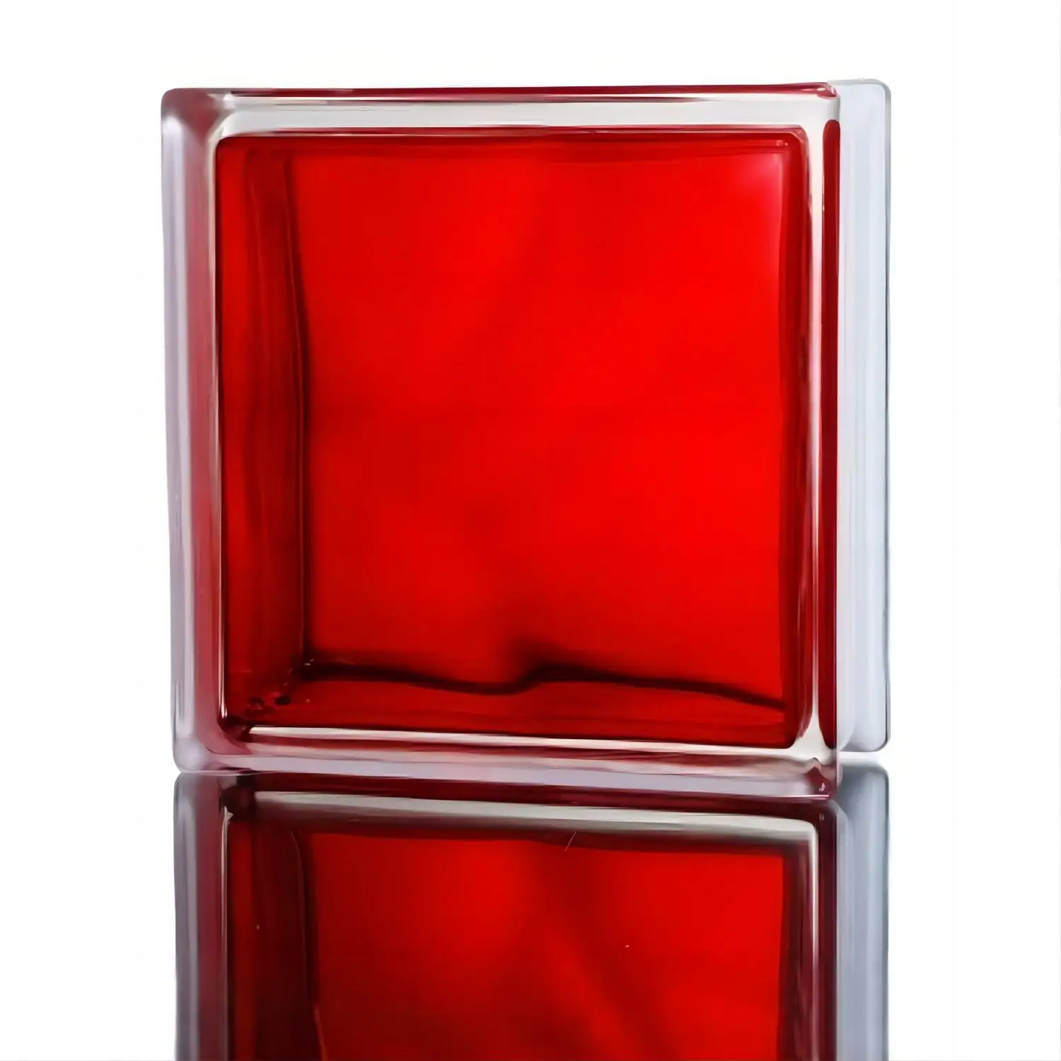 City Bar reception colorful glass wall hollow and solid glass can be customized size optional  brick