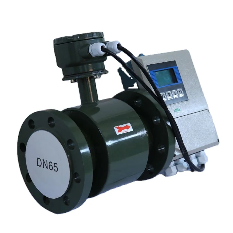 China DN100 DN150 electromagnetic flow meter rs485 sea water flow meter sewage water electromagnetic flowmeter