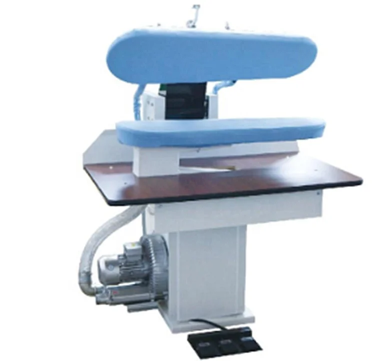 Silky fabric Ironing Utility press in laundry shop, handle/foot press utility press machines