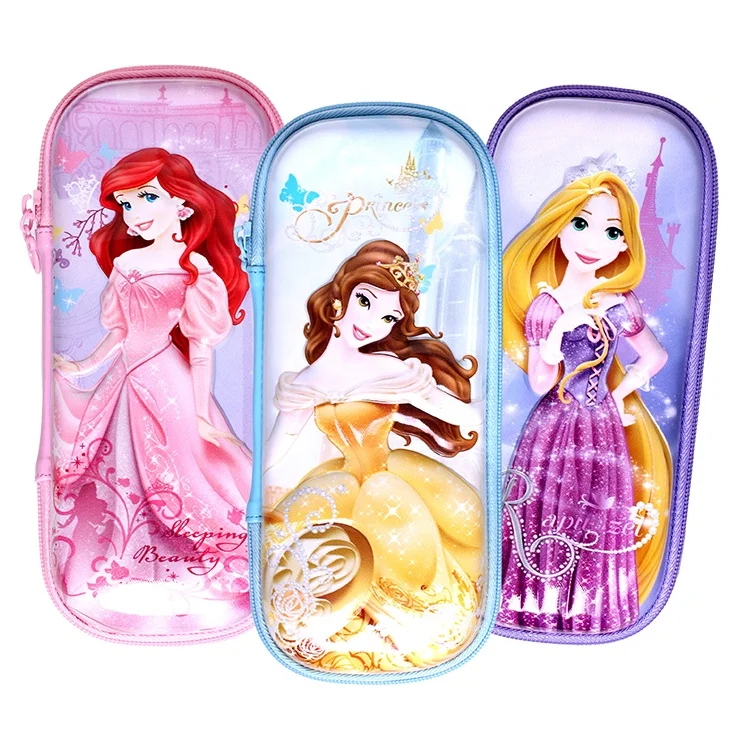 Top Quality Low Price Cartoon Printing Eva Zipper Pencil Case For Girl Kids