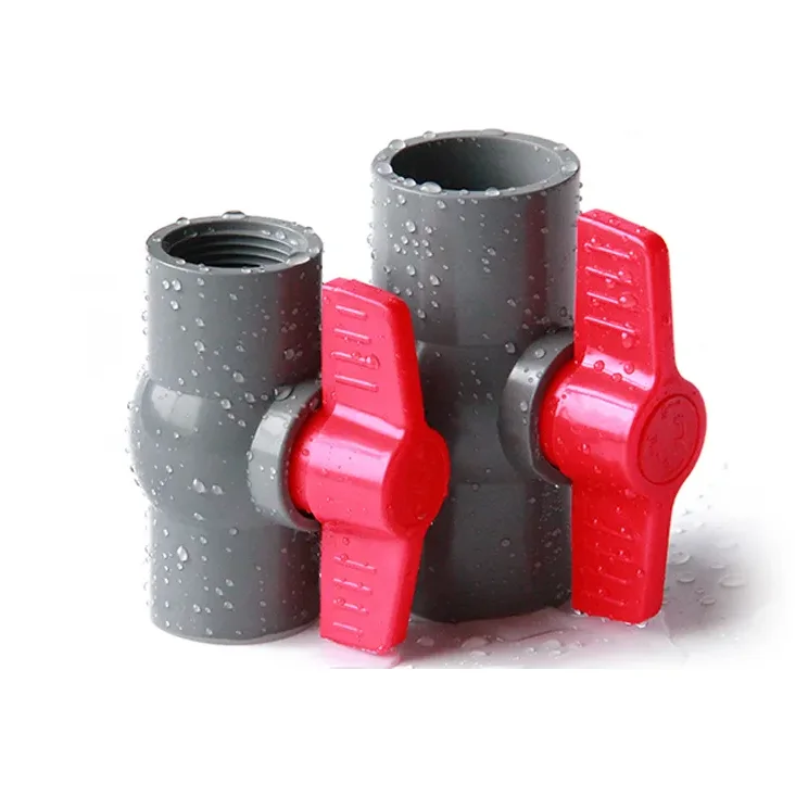 hydraulic water high pressure plastic pvc ball valves for garden irrigation