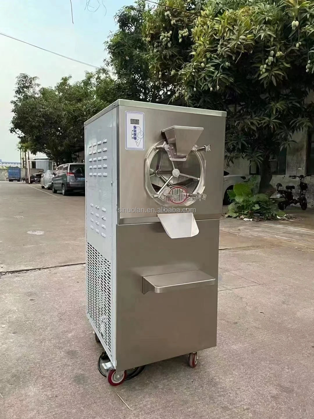 Hard Ice Cream Machine Gelato Batch Freezer Commercial