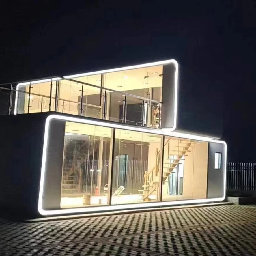Prefab container portable luxury flat pack modular tiny outdoor apple cabin office pod garden apple office pod
