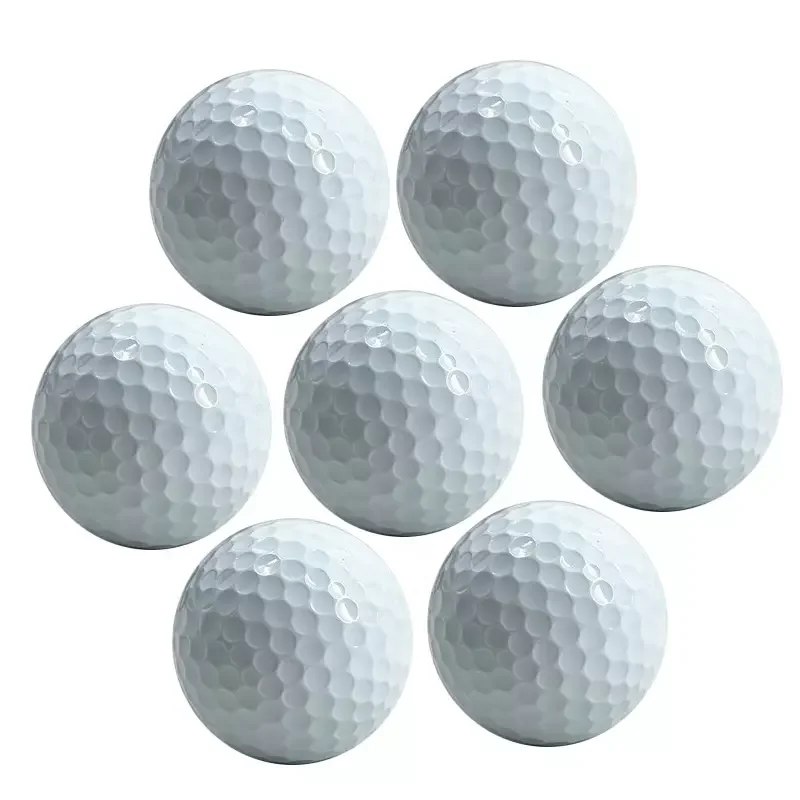 High quality custom logo white color 4-piece surlyn training golf ball