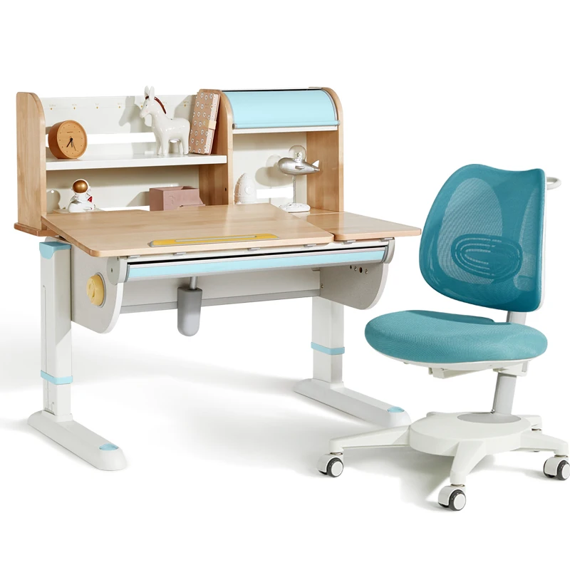 
2M2KIDS твердой древесины Рабочий стол новый дизайн эргономичный регулируемый стол детский Обучающий набор перевозка груза падения детское вечернее платье с настольная лампа 