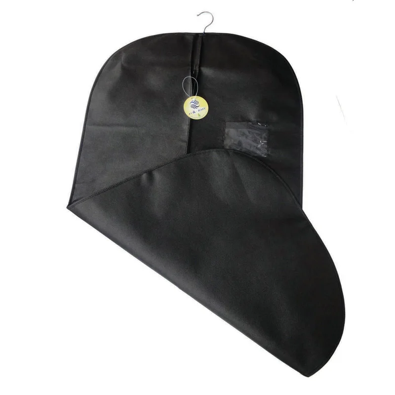 Canvas Genuine Leather Trim Men Suit Cover Carry On Travel Garment Bag