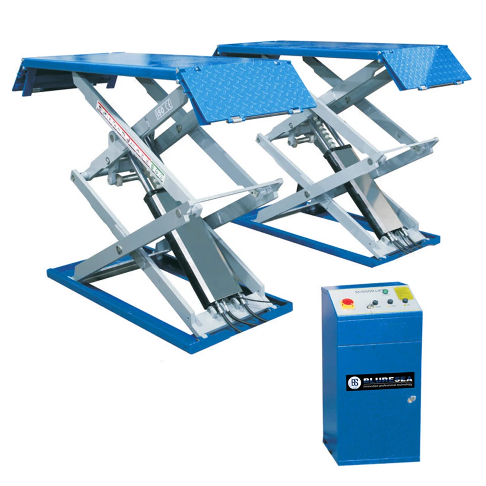 Double Deck Car Elevators Subterranean Garage Scissor Car Parking Lift Scissor Car Lift