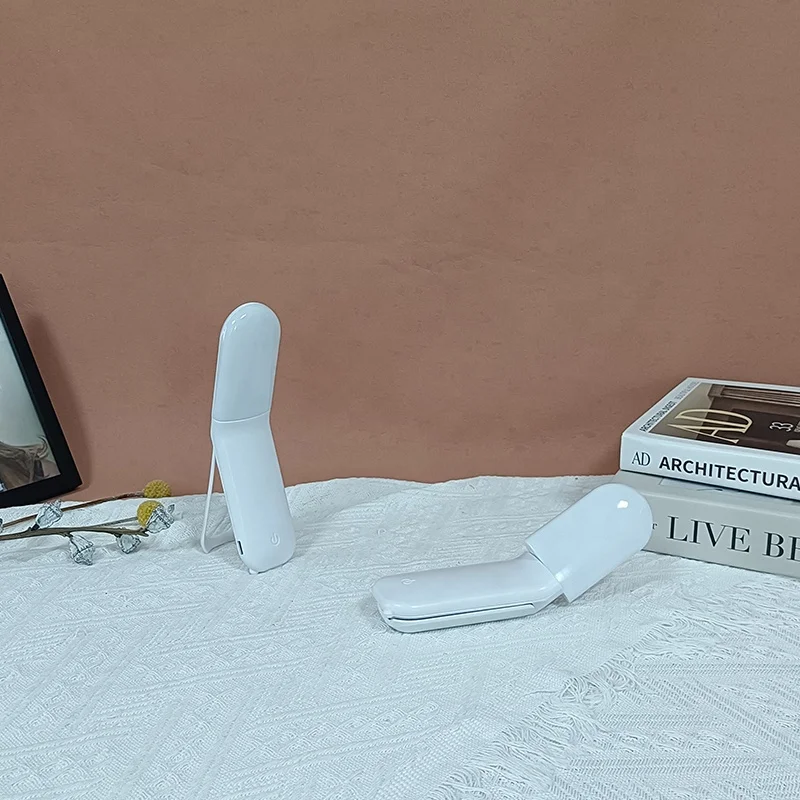 New Portable Rechargeable Phone Shaped Creative Bedside Lamp Bedroom Wall Mounted Table Stand Touch Dimmable LED Night Light