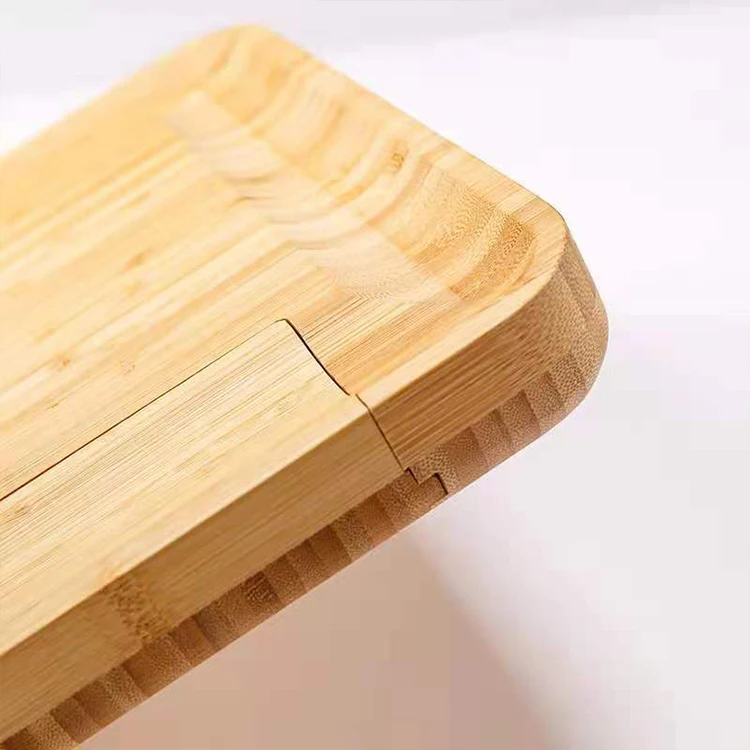 Durable Fruit Cheese Cookie Serving Tray Wooden Charcuterie Board Set Premium Bambo Cheese Cutting Board Knife Set Cheese Board