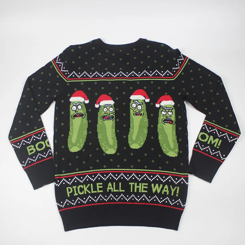 Wholesale custom pullover knitted pattern unisex xmas jumpers christmas sweater