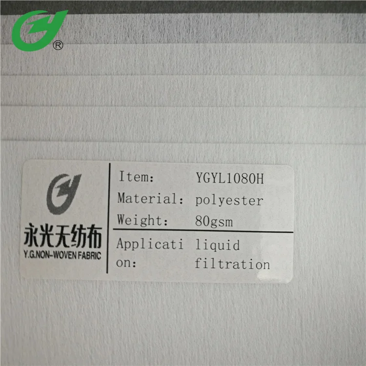 Water Filter Media Nonwoven Fabric In Rolls