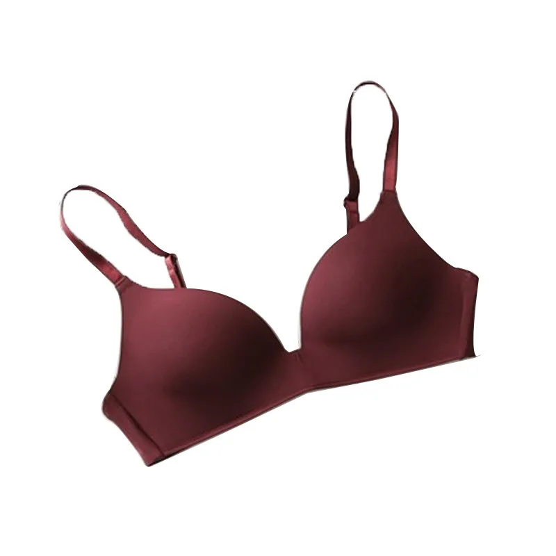 Women Push Up Bra No Wire Brassiere A B Cup Underwear Sexy Bra Three Quarters 3/4 Cup Lingerie Thin Soft Sexy Seamless Bras
