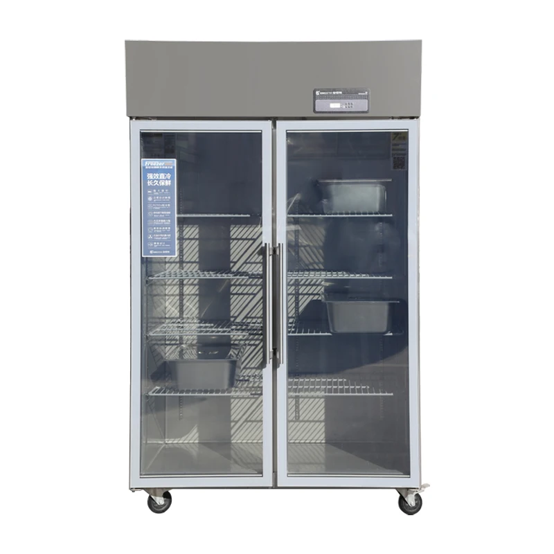 Refrigeration Equipment Factory Price 1 Glass Door Beverage Upright Chiller Display Fridge Refrigerator Cooler Freezer