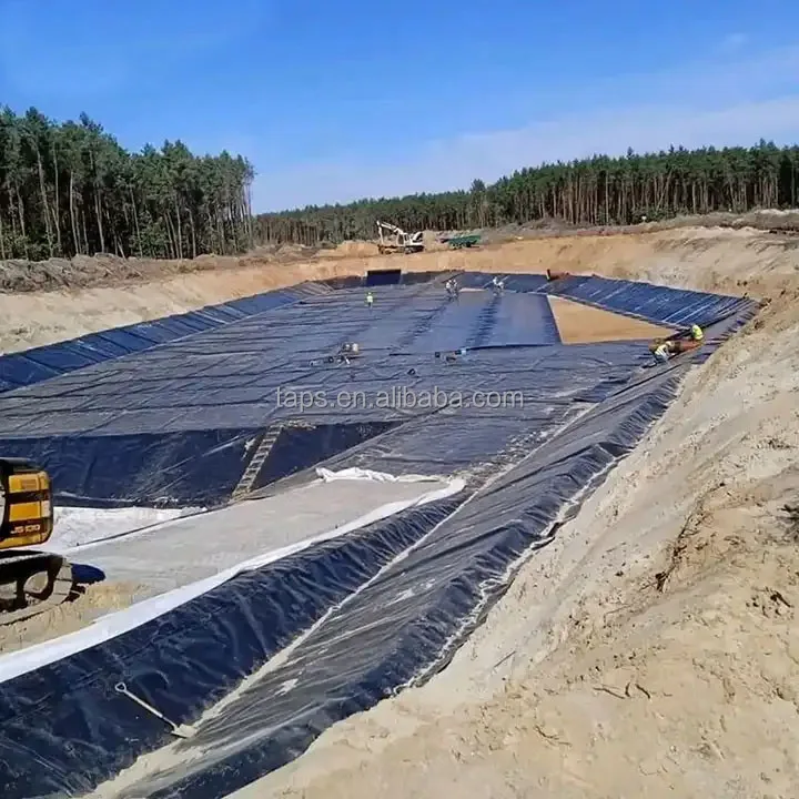 Fish Farm Pond Liner Hdpe Geomembrane 1mm 1.5mm 2mm