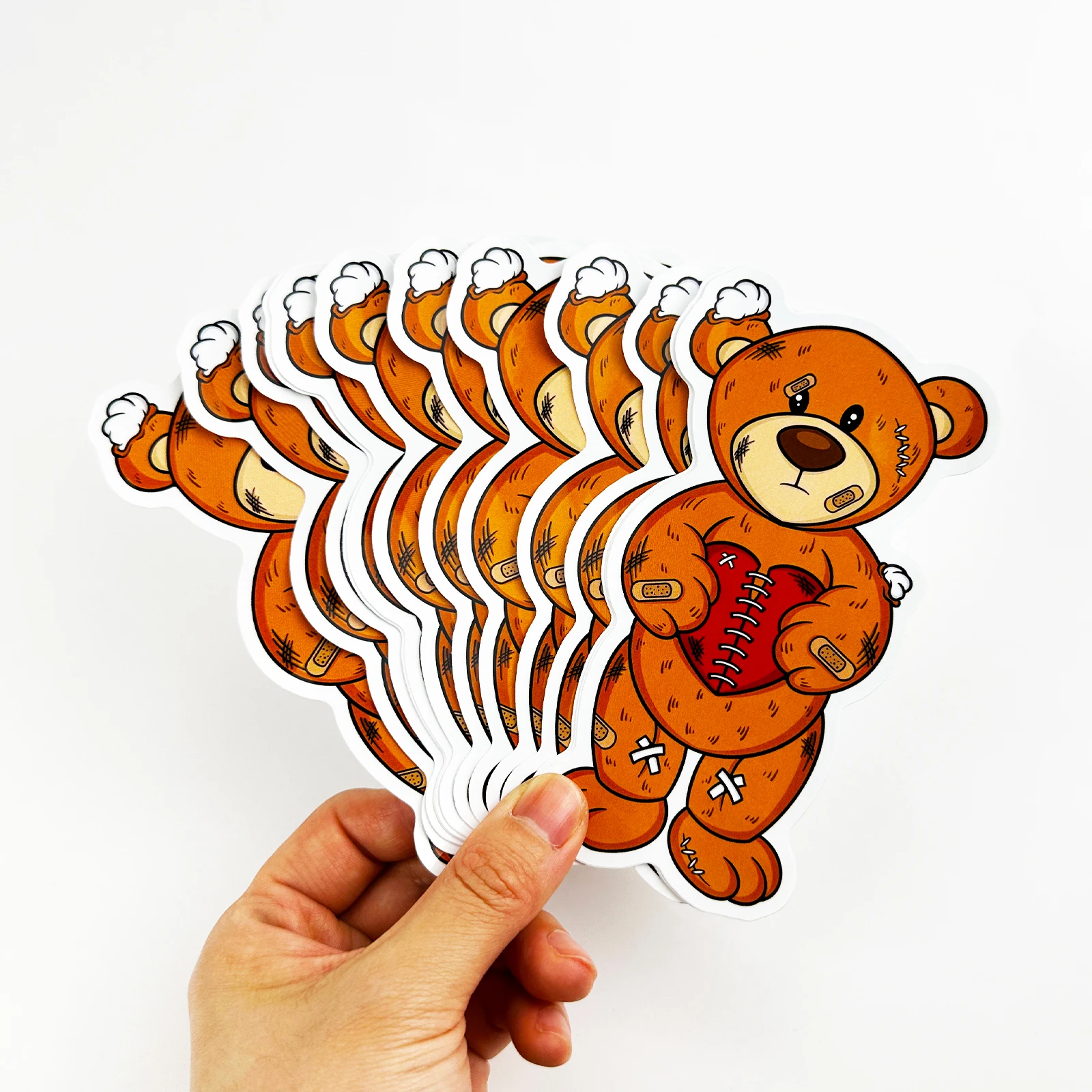Multiple design acceptable self adhesive vinyl pvc die cut label printing UV resist waterproof die cutting cartoon sticker sheet