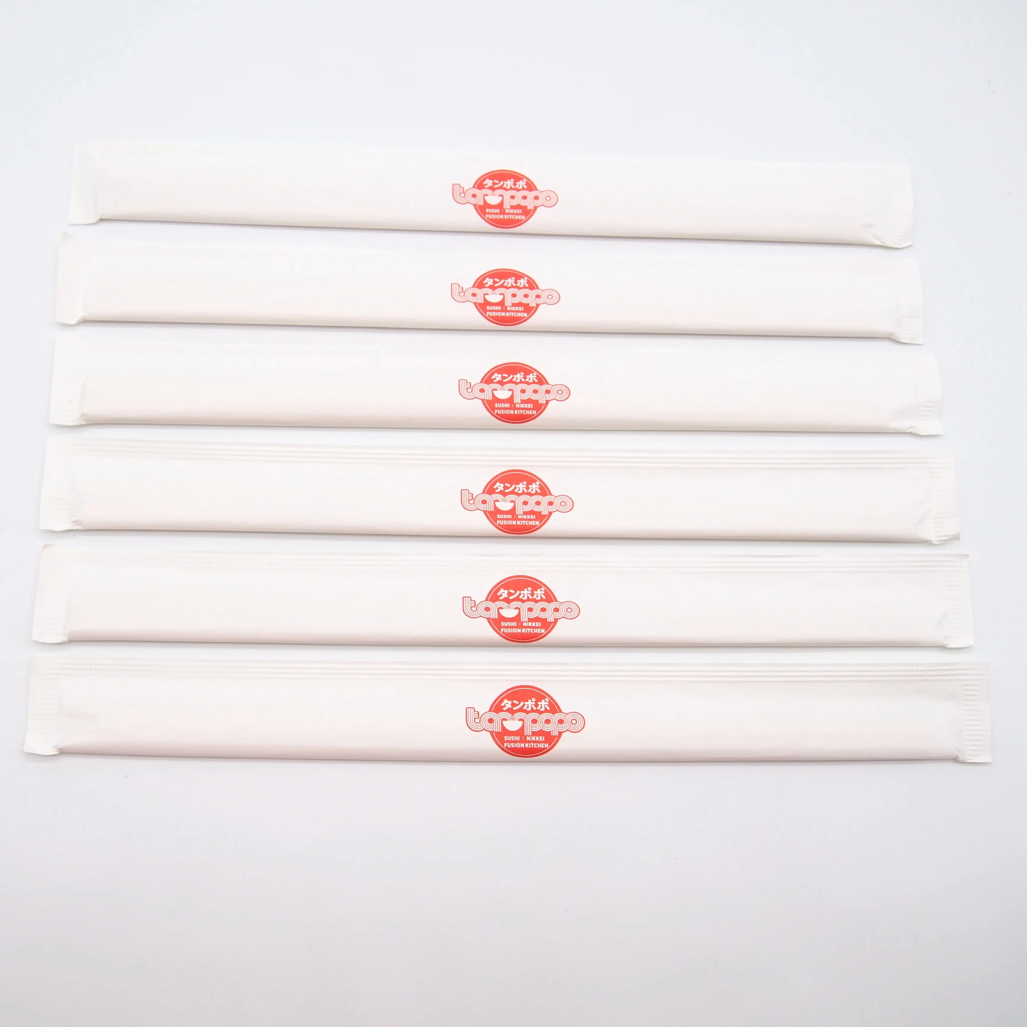 Environmentally Friendly bamboo Chopsticks Paper Wrapped Round Natural Bamboo Chopstick Wrapper Eco-Friendly Chopsticks