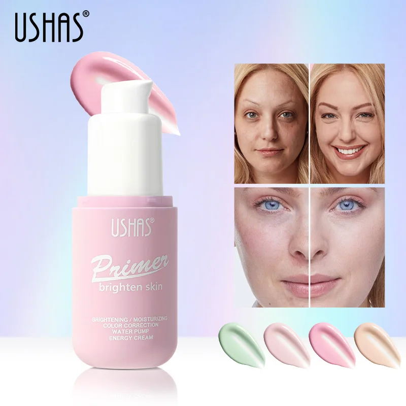 USHAS Smooth Face Brighten Makeup Skin Invisible Pores Concealer, Primer Make Up Shrink Pore Primer Base
