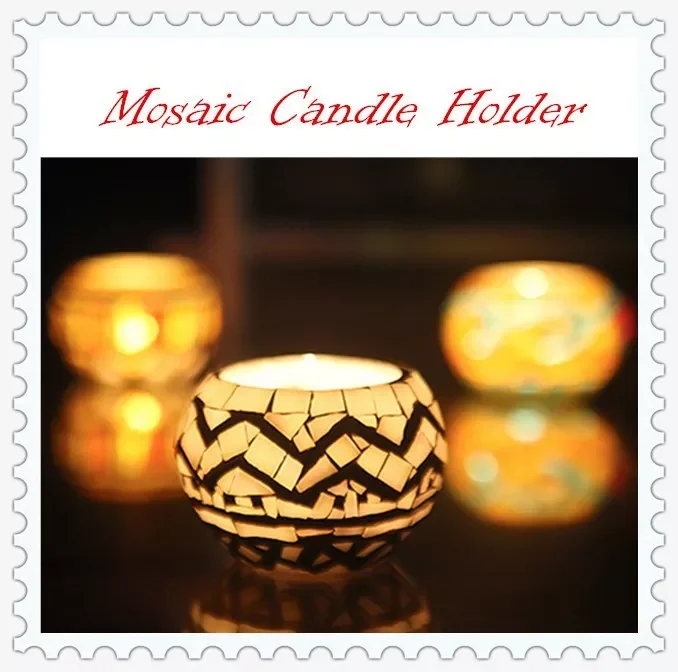 Luxury Table Ornament Handmade Luxury Glass Candle Jars Glass Tea Light Votive Holder