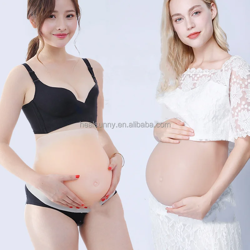 Belly Silicone Pad Upgraded Fabric Belly False Pregnant Woman Small Weight
