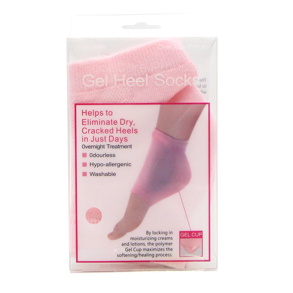 Colorful Heel Gel Socks for Ankle and Heel Moisturizing Callus Remover