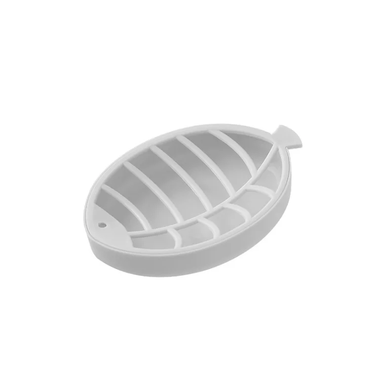 Wholesale Creative Children Cute Plastic Oval Fish Soap Dish Holder
