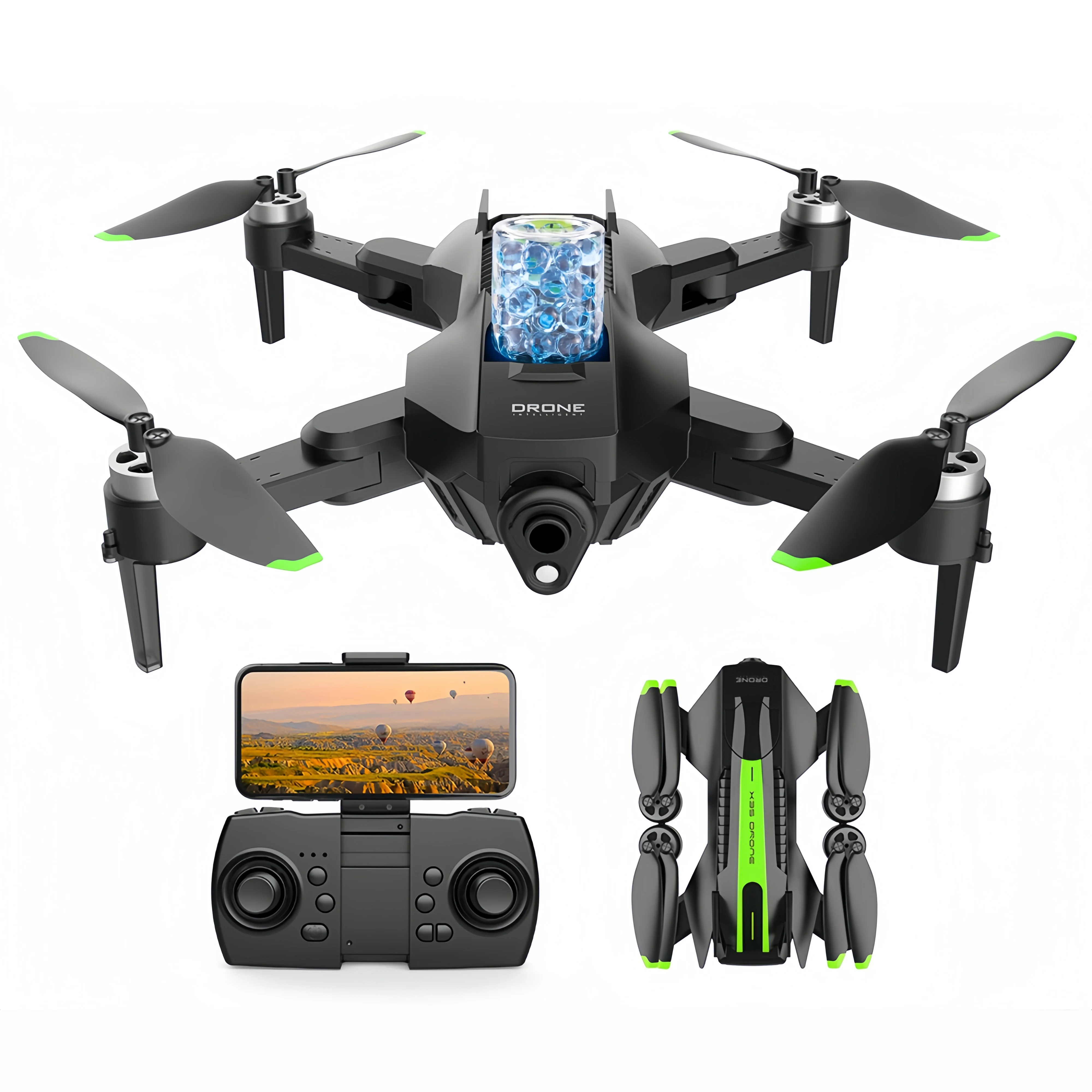 High-quality Drone RC Brushless water bomb aircraft HD aerial photography GPS automatic homing quadcopter toy