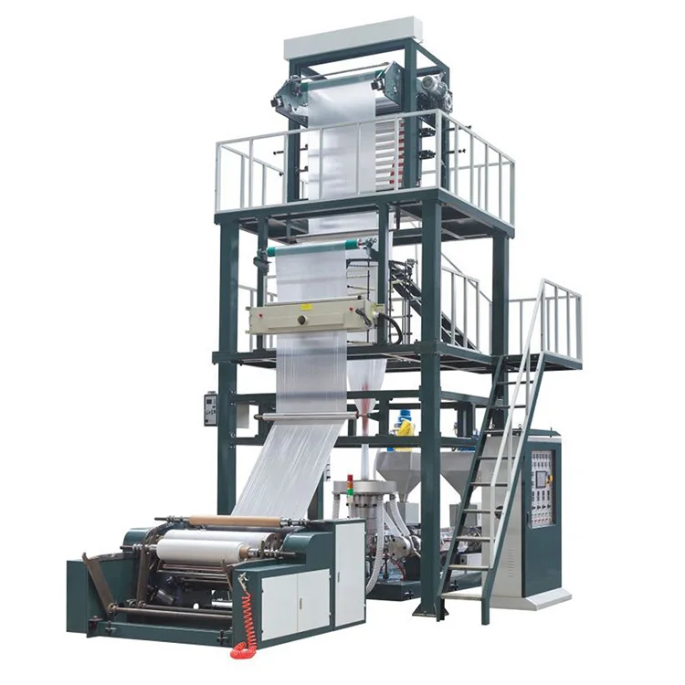 Ruian Three Layer Abc Ldpe Pp Pe Plastic Extruding Blowing Film Machine