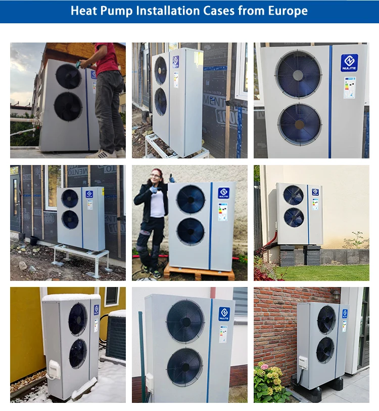 2024 New products high COP inverter R290 heat pump monoblock 8kw 12kw evi air source heat pump R290