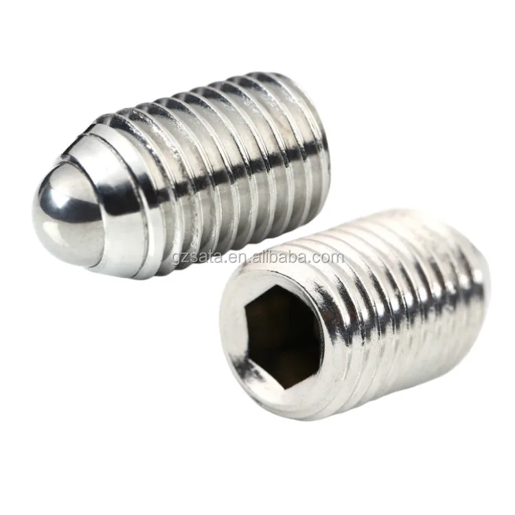 Alloy Steel & Stainless Steel Headless Ball Ended Thrust Screws