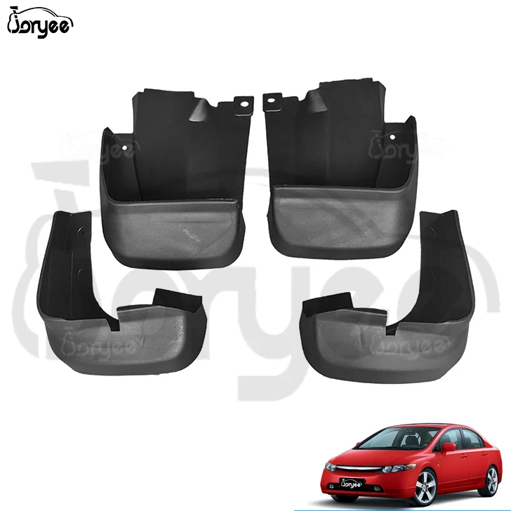 Front Wheel Mud Flap Protector Splash Shield Fender Mudguard Accessory For Honda Civic 2006-2011 2007 2008 2010 Car Spare Part