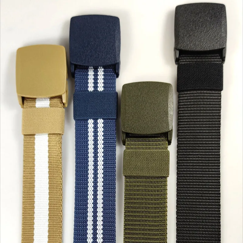 Custom High Quality Strap Nylon Belt Male Waist Belt Men Canvas Fabric Belts