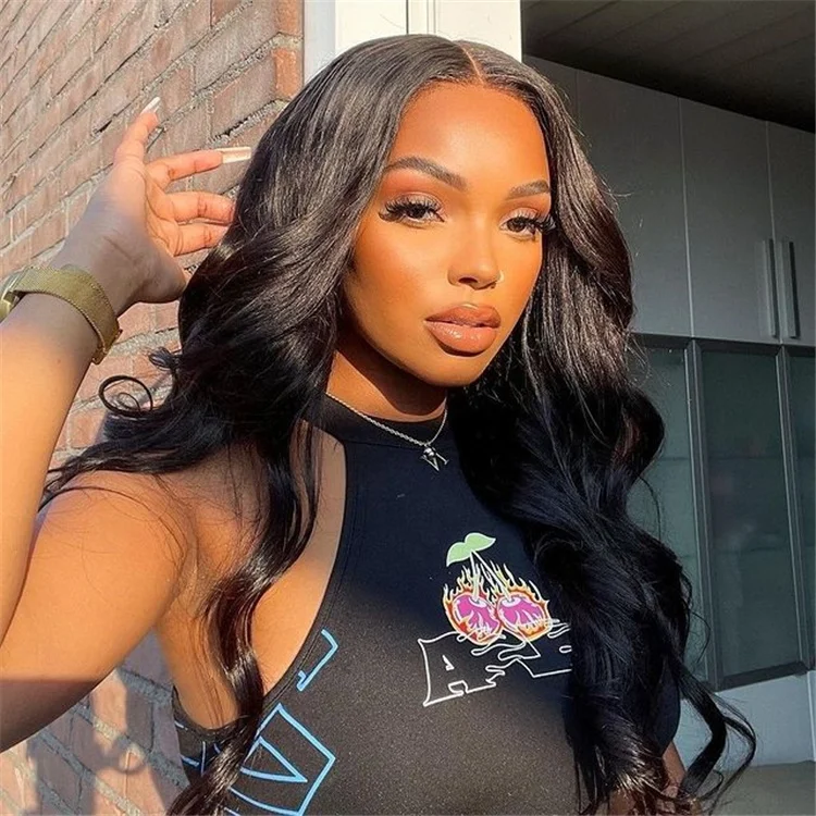 Hot Beauty Wholesale Hair Vendor Mink Lace Wigs 13*4 Hd Lace Wigs Pre Plucked Bleached Knots Lace Front Wig