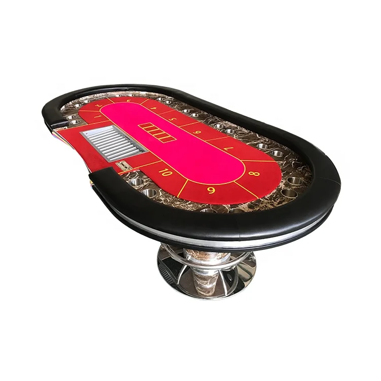 
96inch marble finished real wood poker table with pedstal legs,custom felt 