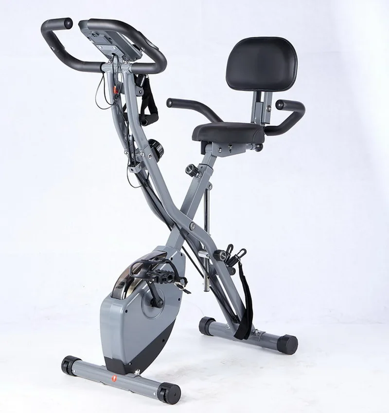 2024 New Design Portable Exercise Home X Bike Foldable Fitness Gym Bicycle Bike with Display