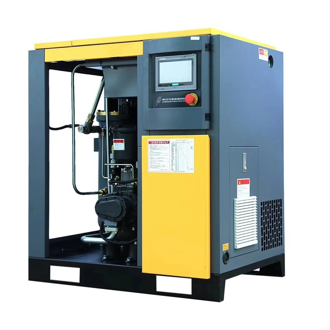 silent oil free screw type 7.5kw 15kw 22kw 37kw 75kw air compressor 8bar 10bar 13bar with CE for hospital