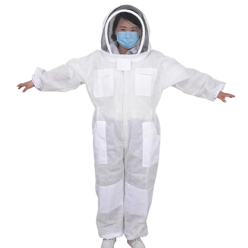 Factory supplies beekeeping clothing 3-layer breathable bee suit