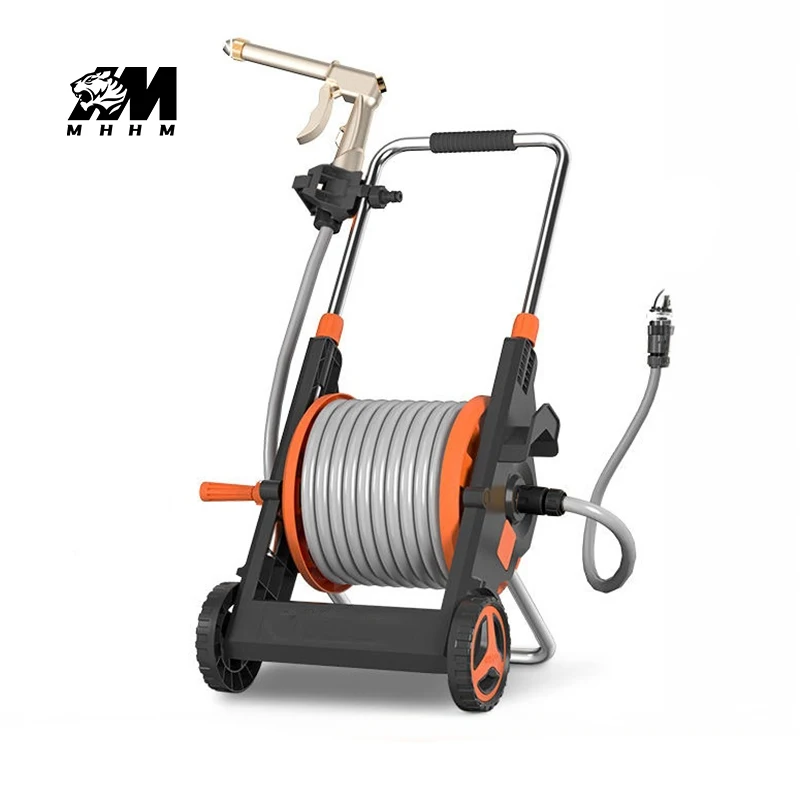 Detailing Cars Wash Gun Pump Set High Pressure Water Tube Cleaner Multi-Function Automatic Water Pipe Rewinder Car Gun Washer