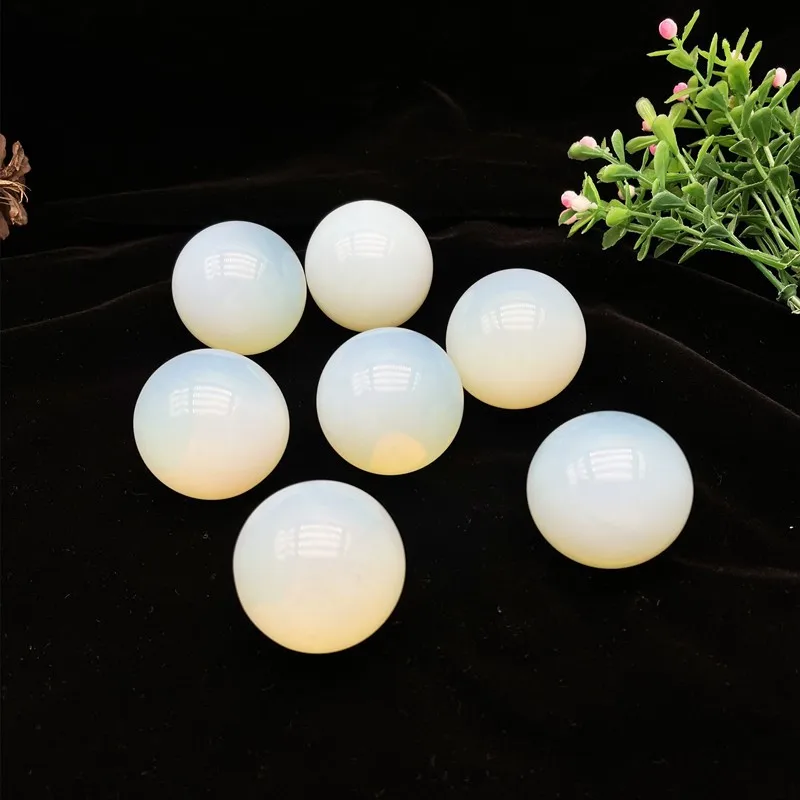 irregular size Wholesale price healing energy crystal healing stones sphere balls opal spheres