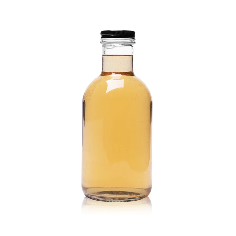 Пустые пищевые круглые стеклянные бутылки для сока Kombucha объемом 16 унций, 500 мл
