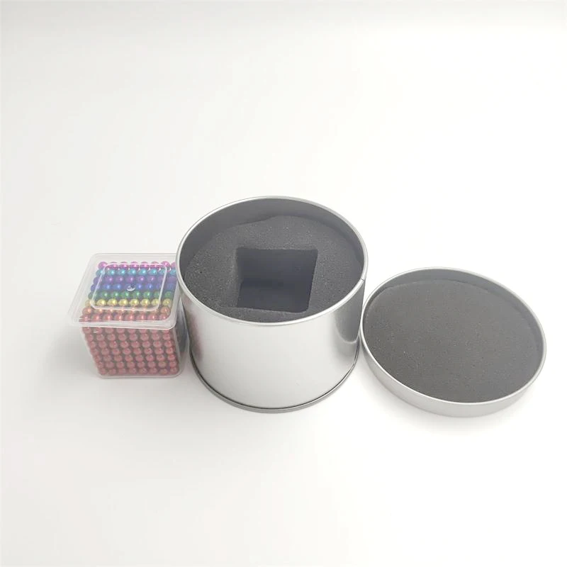  Разноцветные настольные игрушки неодимовые магнитные шарики 512 Neo cube Сферический волшебный шар по низкой