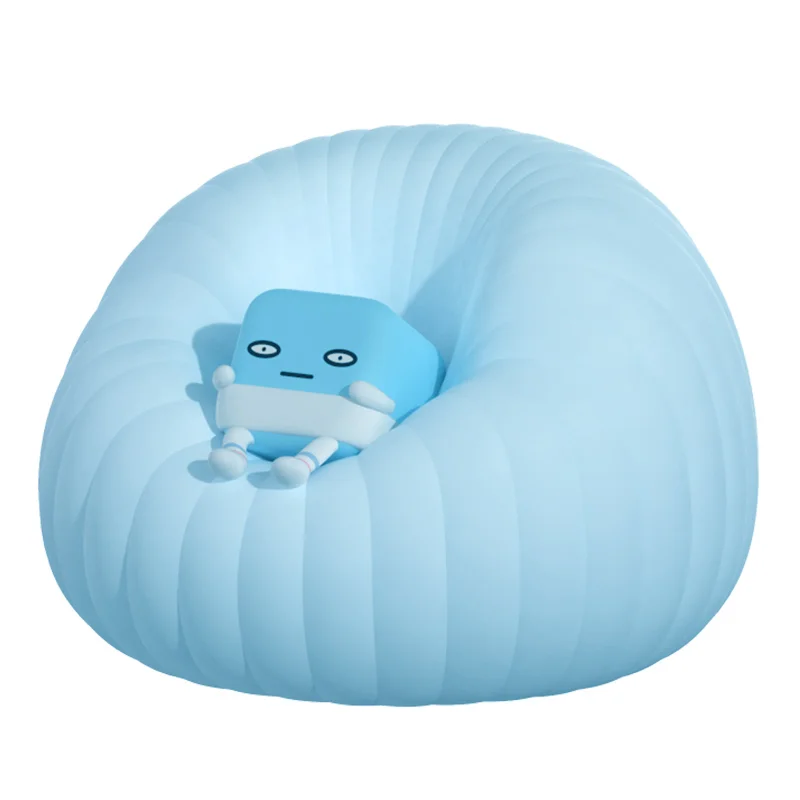 ICARER FAMILY Kids Gift Silicone Anime Kids Santa Claus Nightlight  Lamp  Cute Baby  Night Light For Room