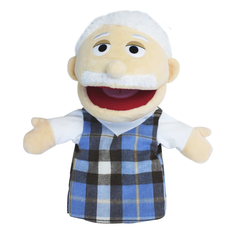 Factory Kids Soft Plush Animal Educational Human Puppet Hand Puppet for Kids Early Learning Children Plush