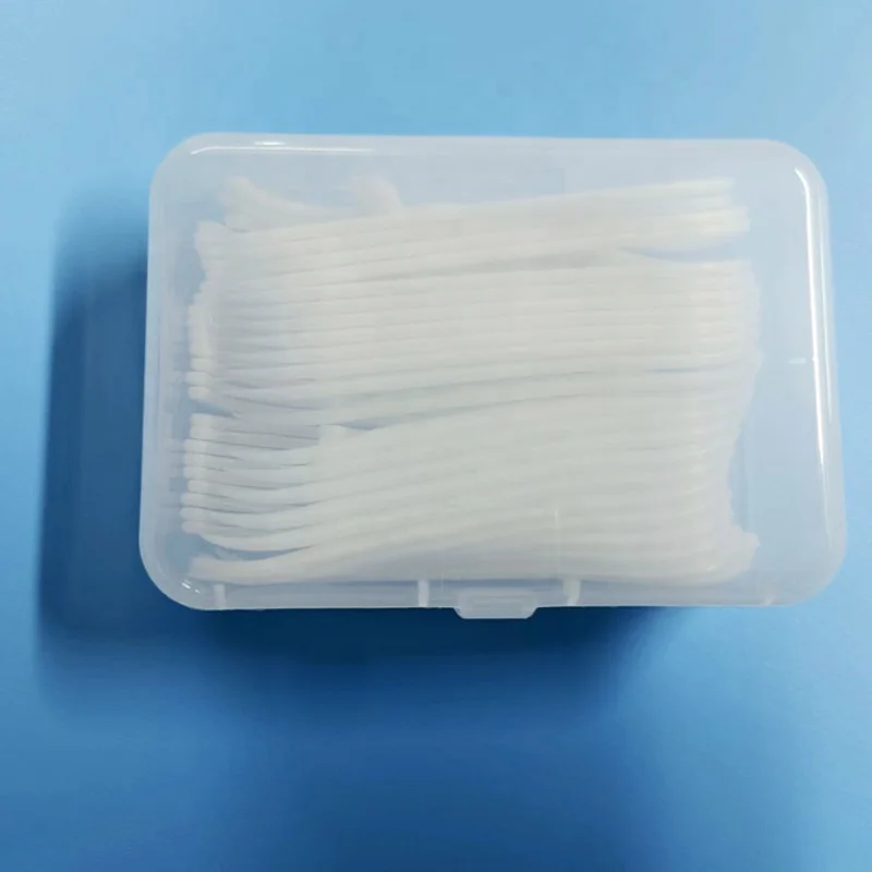 High Quality Dental Floss Pick in Stock 50PCS Blank Box for Oral Cleaning